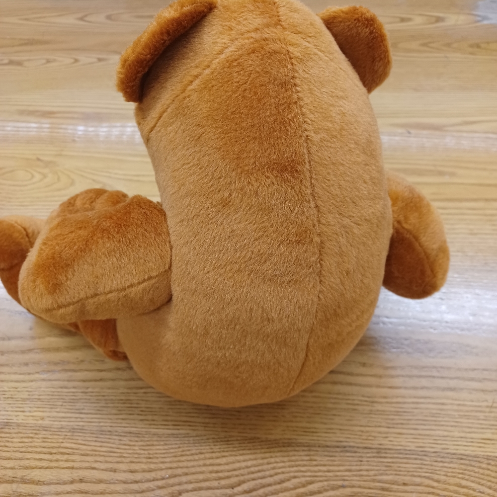 ✓CalPlush Bear Brown Chubby Teddy Bears sitting plush stuffed animals - Picture 4 of 14